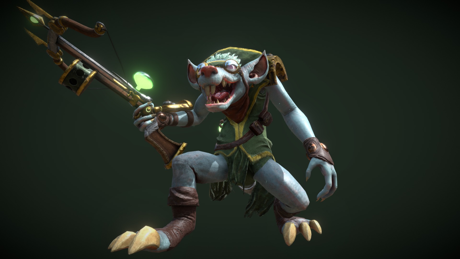 I had started this character for a Riot contest a few month ago and never had the time to finish it.
I have now finally finished my design for Twitch from the game League of Legends.
Modeling in Zbrush and 3dsmax, texturing in Substance Painter and Photoshop.
I will make another version of this character, this time as a still image rendered in Keyshot.
Hope you like it 3d model