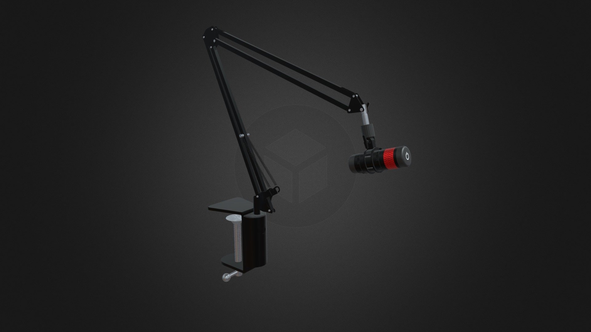 I decided to make something that I personally use everyday, with the thought in mind I decided to make the microphone I use. I started with maya then brought it into Substance Painter to finish it off with textures 3d model