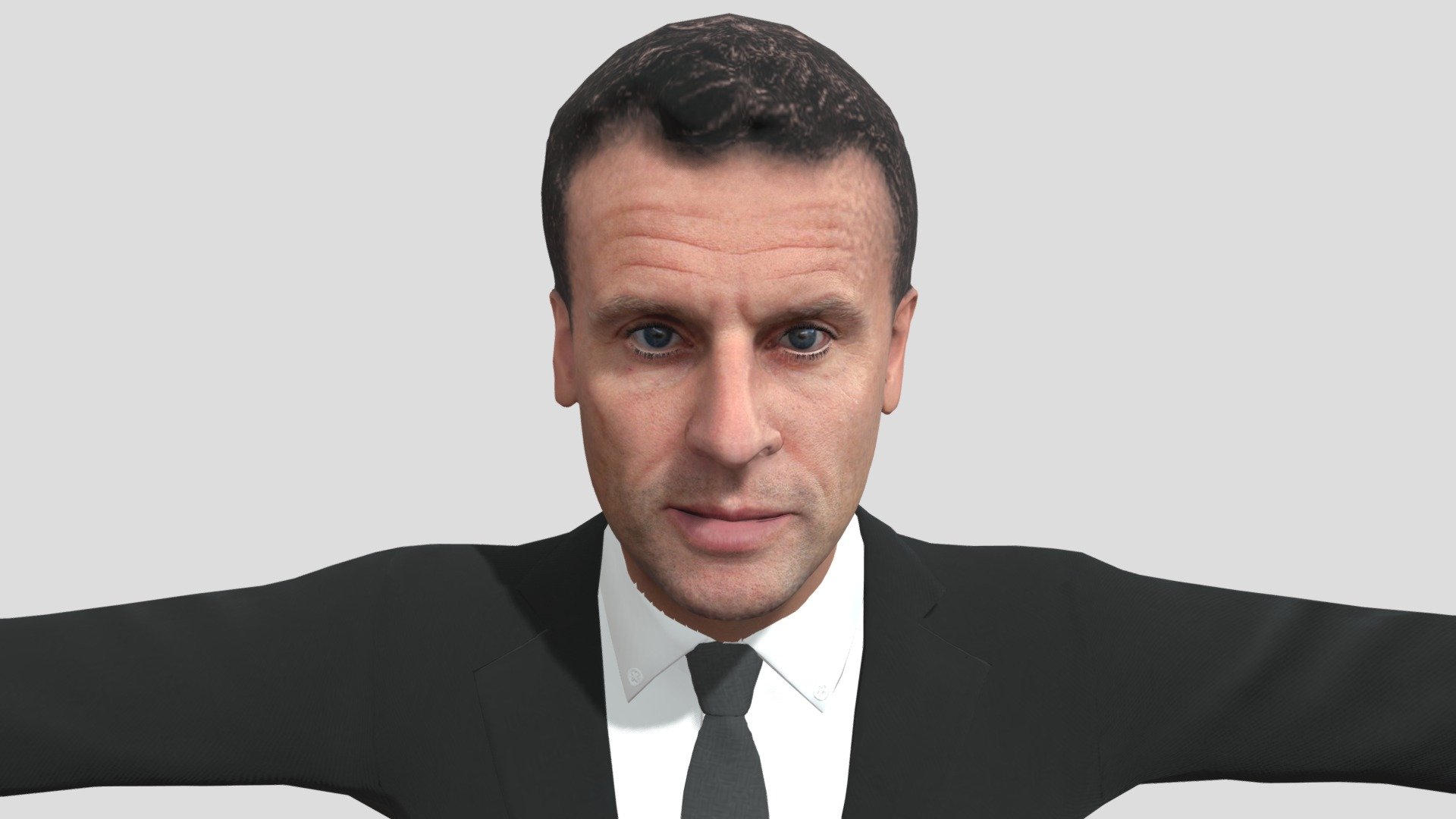 Emmanuel Macron is a French politician who has served as President of France since 2017 - Emmanuel M 3d model