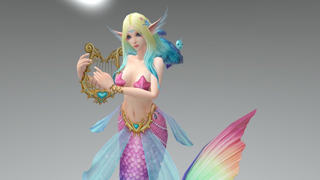 3D model of an mermaid
Animated 
PBR texture
Low poly 
Perfect for games - Mermaid - 3D model by ivanivanov88 (@jakejameson88) 3d model