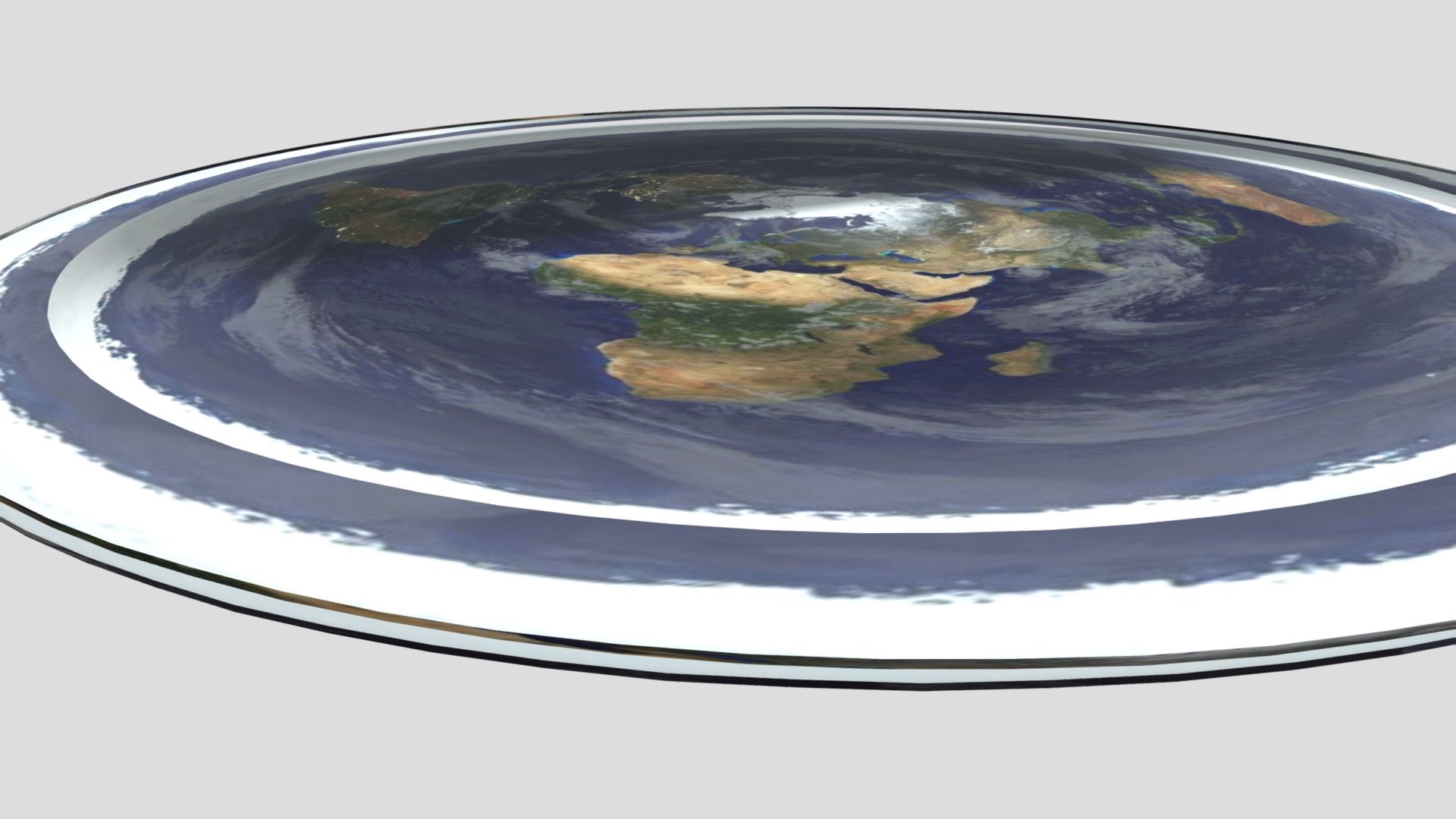 Flat+earth 3 - 3D model by hantw 3d model