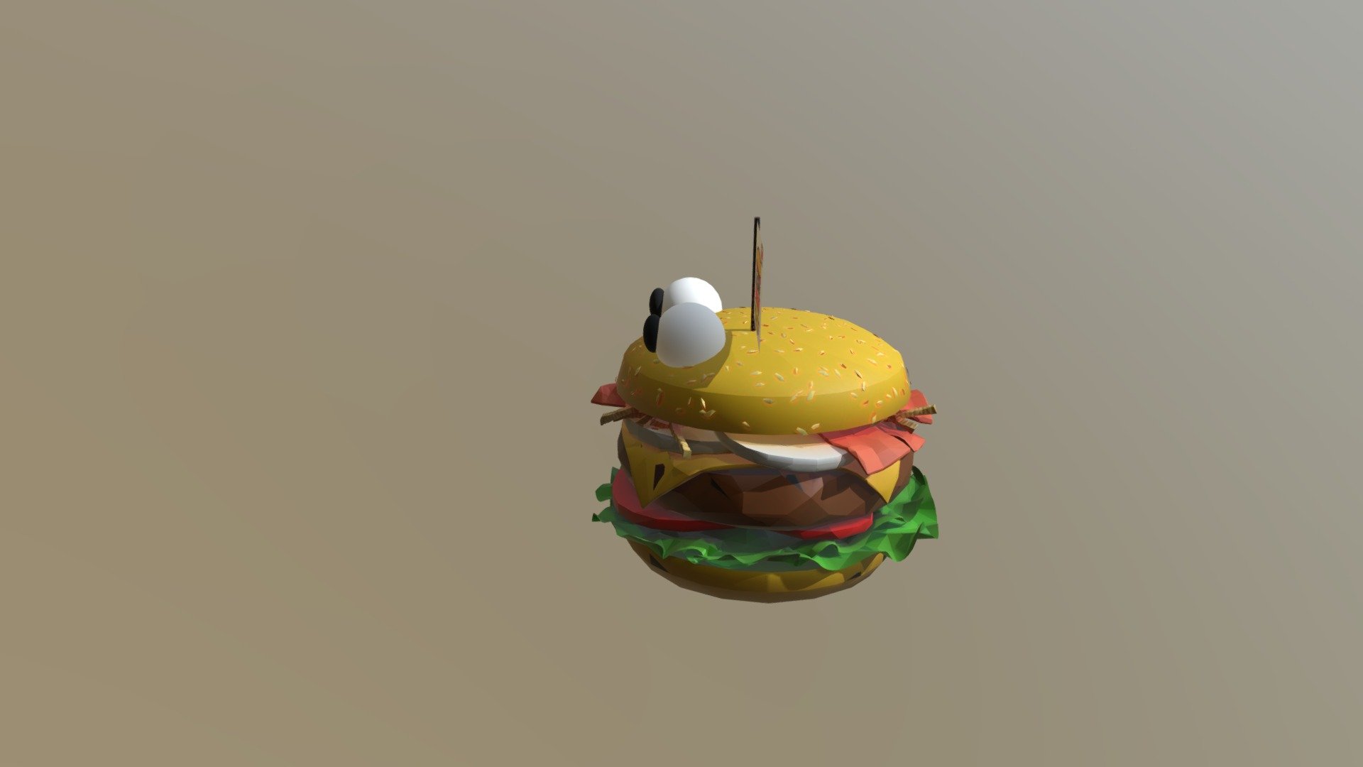 Burger Animation - 3D model by Aumentados (@minego90) 3d model