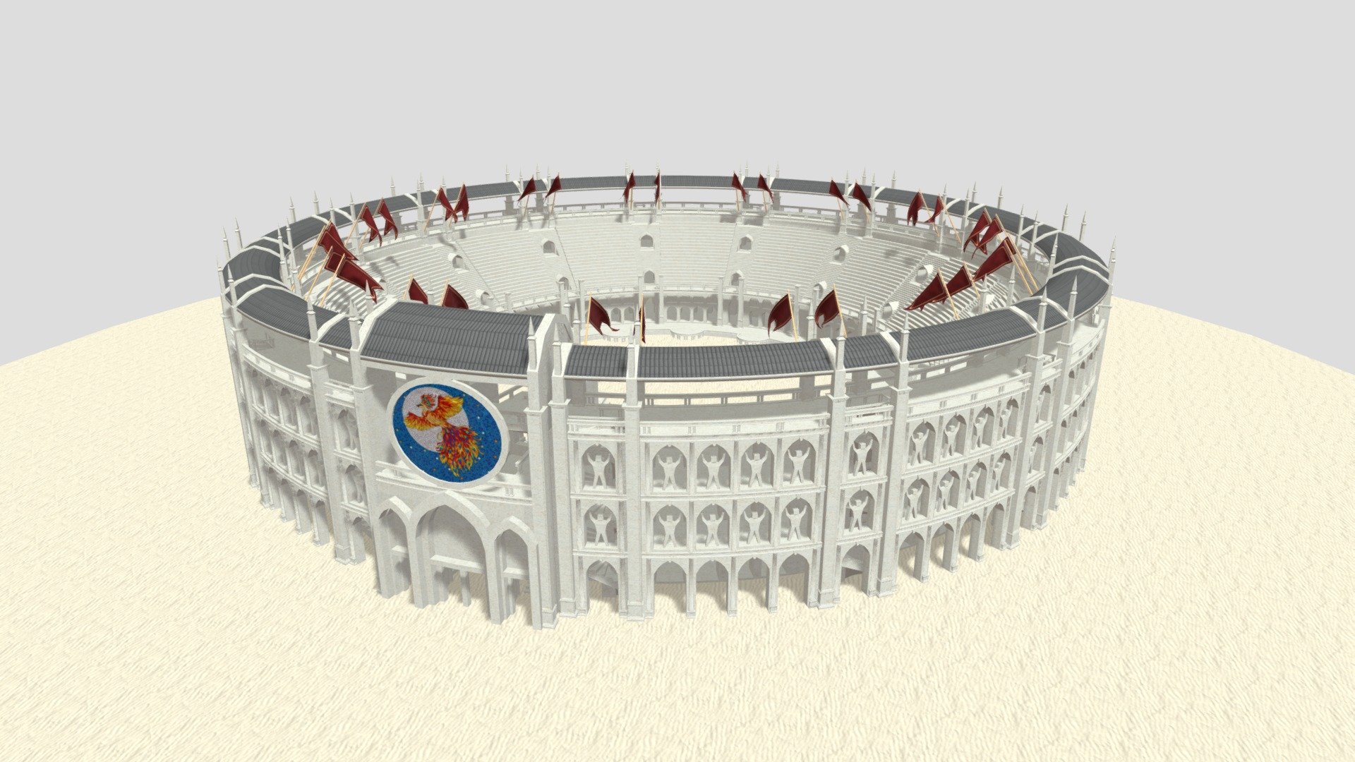 Colosseum - 3D model by Marie Louise Prat (@louisunqueen) 3d model