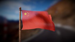 China Flag wind, french, flag, soviet, country, sign, russian, canadian, chinese, wave, flap