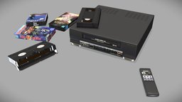 Video Cassette Player Sharp VC-M11 cinema, film, device, image, tv, gadget, retro, monitor, table, video-games, remote-control, cassette, vhs