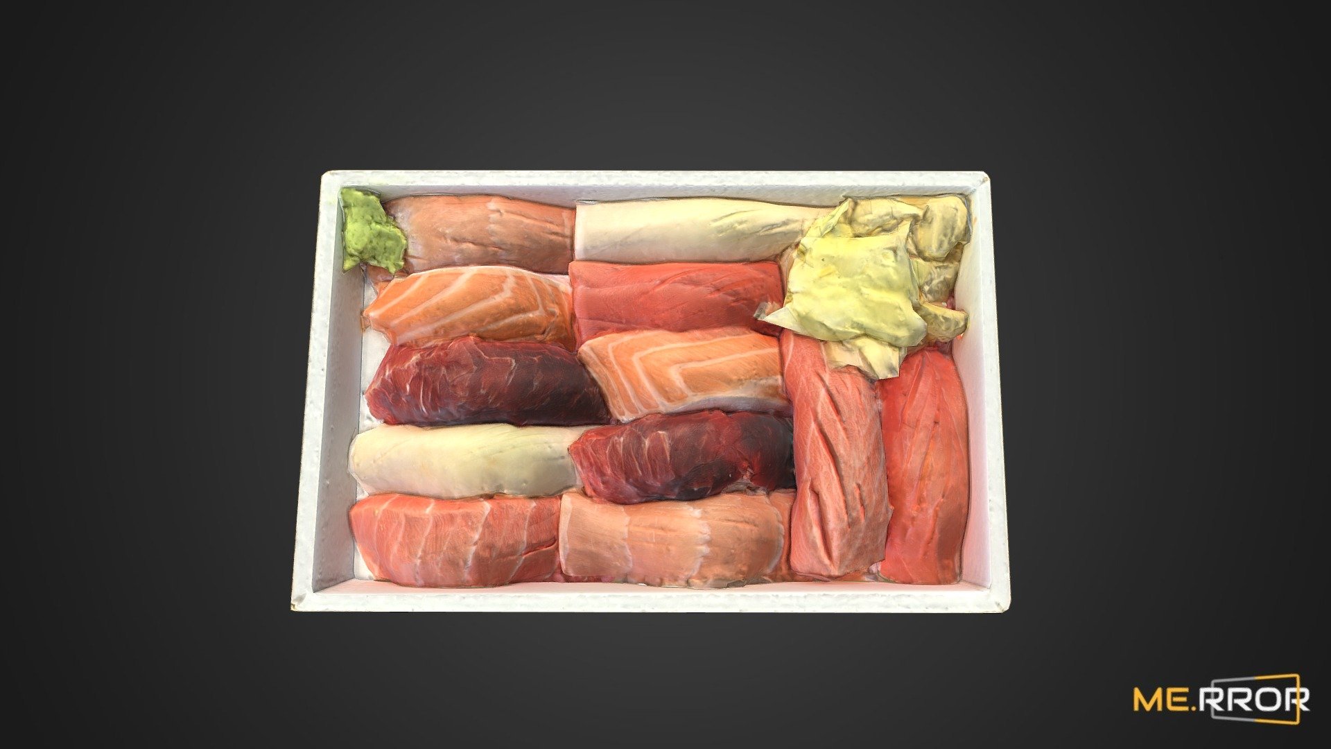 [Game-Ready] Sushi Lunch Box Photogrametry - Buy Royalty Free 3D model by ME.RROR Studio (@merror) 3d model