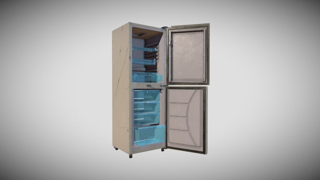 Refrigerator - Download Free 3D model by Francesco Coldesina (@topfrank2013) 3d model
