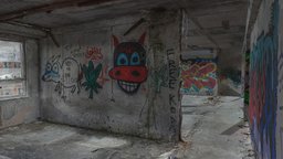 Abandoned Soviet School Rooms room, school, abandoned, soviet, graffiti, vr, ar, derelict, 3d, scan