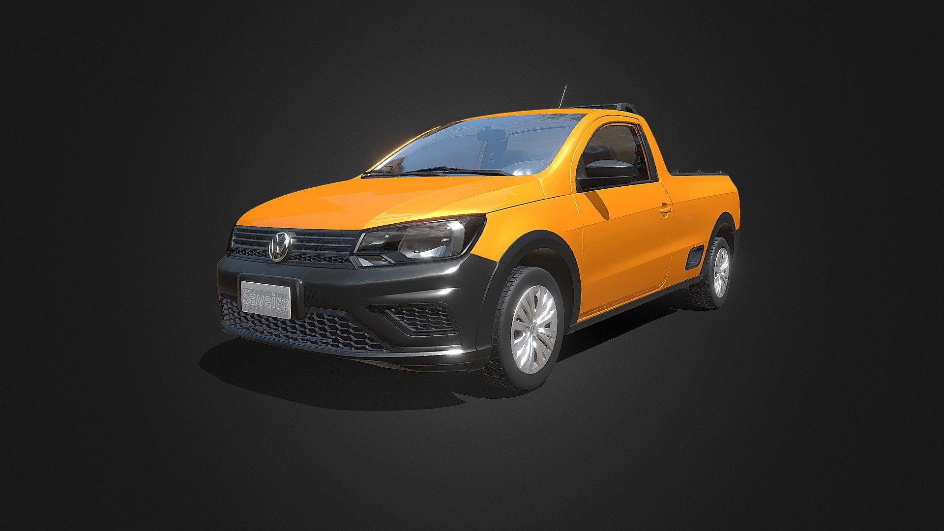 Volkswagen Saveiro - 3D model by Davidson (@a0930582398) 3d model