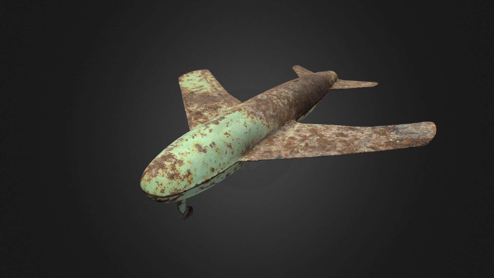 Old USSR Soviet Metal Toy Airplane Scan High Poly

THIS AIRPLANE HAS SMALL SCANNING DEFECTS THAT I’M TOO LAZY TO FIX :)

Including OBJ formats and texture (8192x8192) JPG

Polygons: 100874 Vertices: 50423 - Old USSR Soviet Metal Toy Airplane - Download Free 3D model by Skeptic (@texturus) 3d model