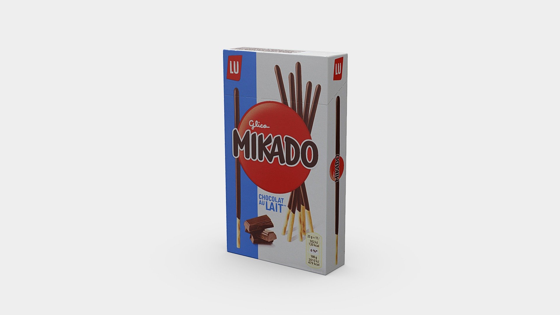 Mikado Cioccolato al Latte 75 g
VR and game ready for high quality Architectural Visualization
EAN: 3017760363396 - MIKADO - Milk chocolate - 3D model by Invrsion 3d model