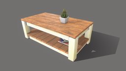 Elihu Coffee Table weathered product, coffee, high, detail, solid, antique, store, rustic, furniture, table, furnishing, showcase, decor, old, quality, weathered, substancepainter, substance, asset, design, house, home, wood, interior