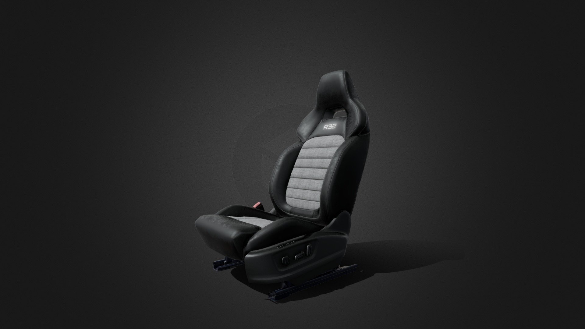 I have prepared for you seats inspired by the interior of cars from the Volkswagen concern - car seat - Buy Royalty Free 3D model by BumpkinCZ 3d model
