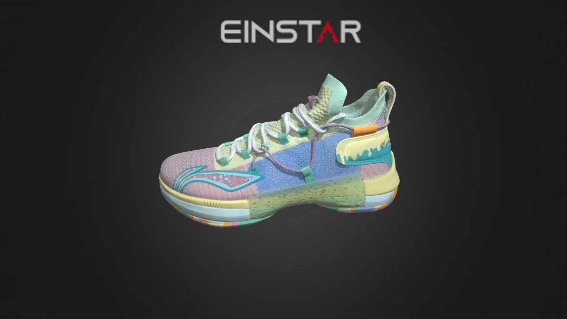 This shoe is scanned by Einstar. It's very colorful.

Know more about Einstar: 

Website: https://www.einstar.com/

Facebook: https://www.facebook.com/Einstar3d

Instagram: https://www.instagram.com/einstar3d/

Tiktok: https://www.tiktok.com/@einstar3d - Shoe [Einstar] - 3D model by SHINING 3D (@einscan) 3d model