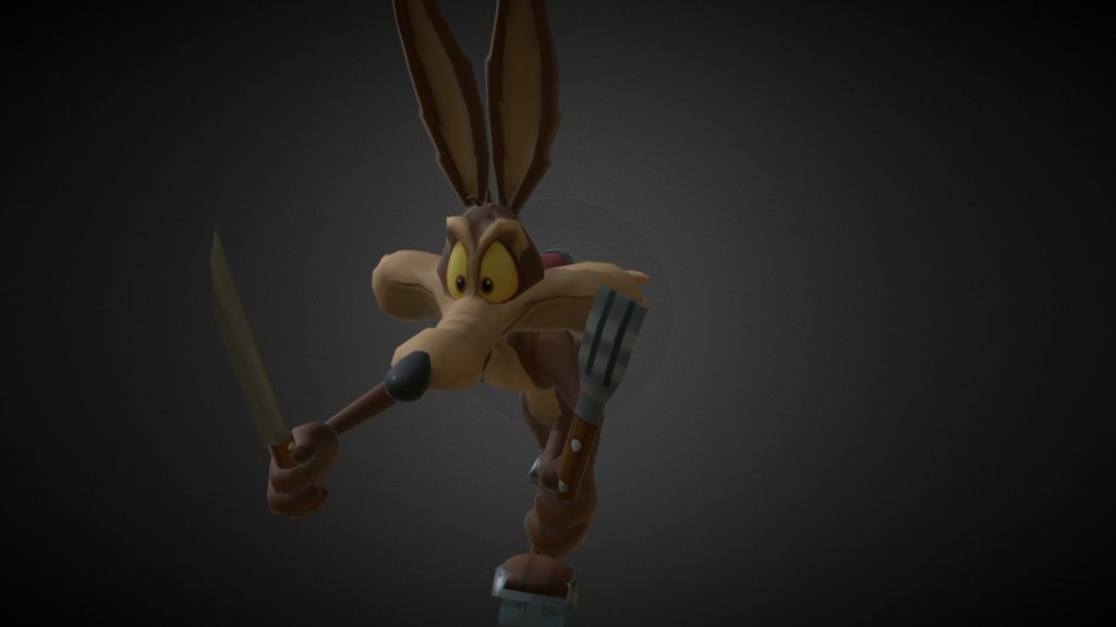 Looney Tunes Dash character animation - Coyote - 3D model by Zimster 3d model