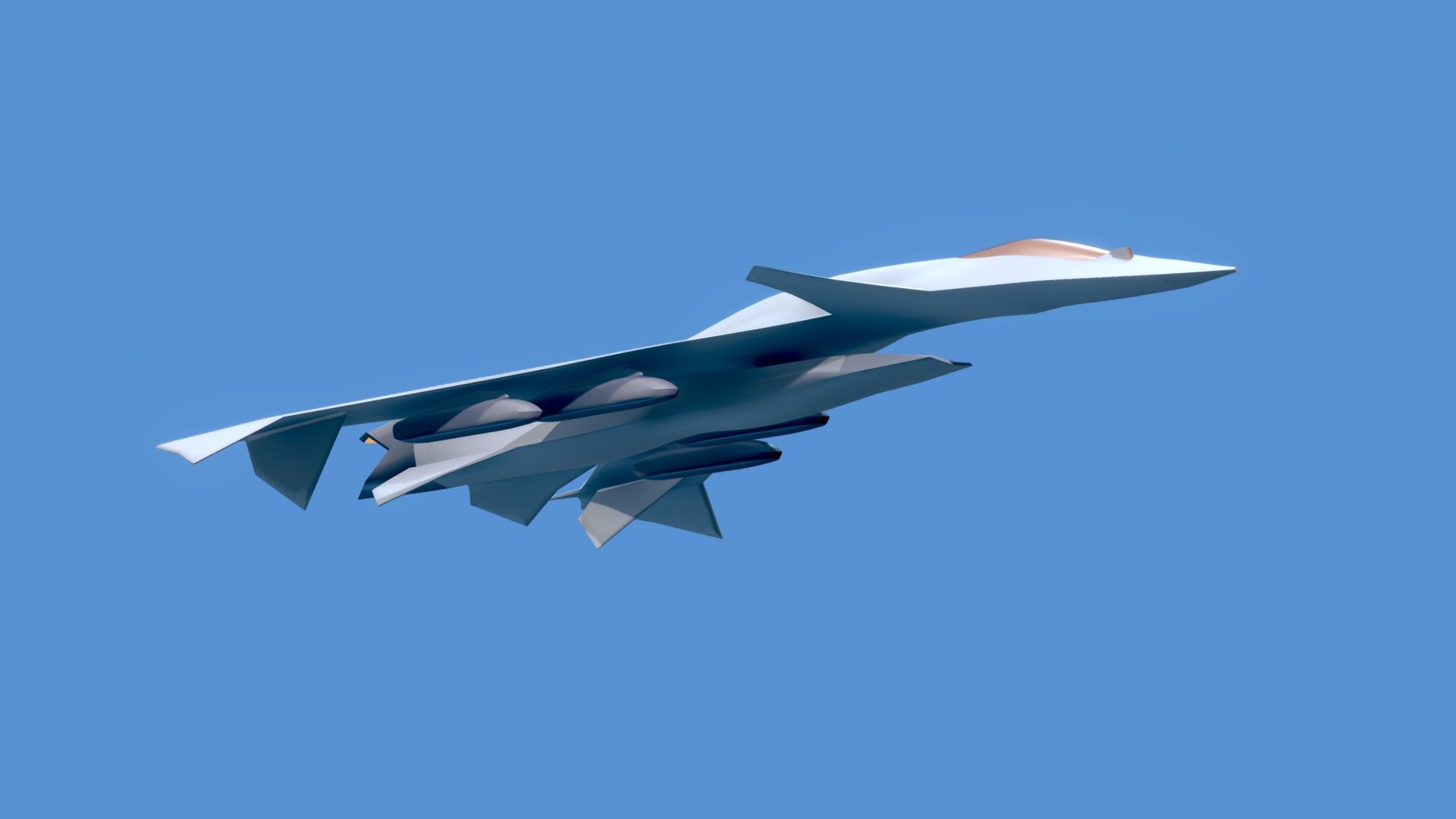 6th/7th Generation Fighter - 3D model by 2 3 1 2 2 5 (@231225) 3d model