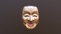 Ebisu Mask Japanese Mythology Wood face, armour, rpg, wooden, japan, fishing, good, myth, fortune, item, equipment, asian, old, head, mythology, farming, oriental, happiness, lore, villagers, helmet, wood, village, japanese