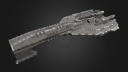 Keldabe Class Battleship battleship, starship, spacecraft, warship, capitalship, starwarsfanart, sci-fi-spaceship, mandolorian, scifi, starwars, spaceship