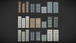 A Collection of 3D Window in Rectangle Styles
