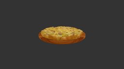Піца Гавана (Pineapple_corn_pizza) photoscanning, 3dmodel