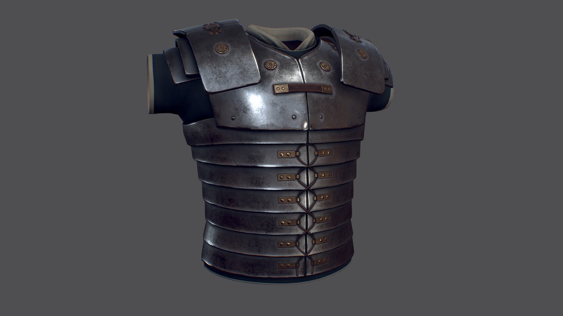 Lorica segmentata - 3D model by Android (@app-android) 3d model