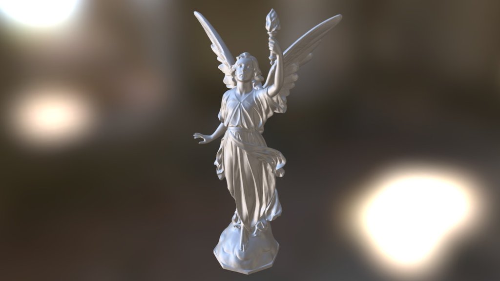 Angel with wings - Angel - Anioł - Engel - 3D model by NeoPops 3d model