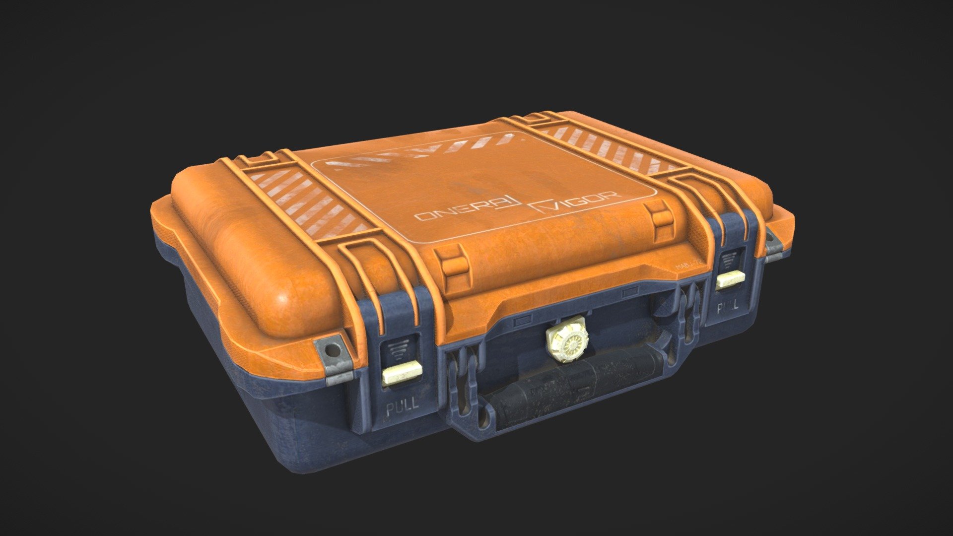 A hardcase that contains vital components for a recently discovered human cloning method at the Onera Vigor medical facility - Onera Vigor Hardcase - 3D model by Perry Wubben (@perry_wubben) 3d model