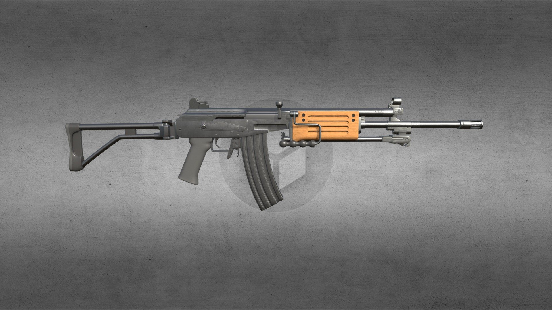 Also includes Galil reference photos - Galil ARM - Download Free 3D model by Andrey Logunov (@Andrey_Logunov) 3d model