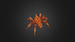 Spider. Low Poly spider, bug, character, game, low, poly, animation
