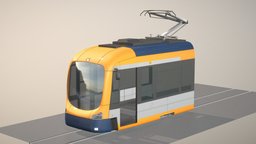 Tram RNV8 (WIP-5) train, high-poly, tram, streetcar, wip-4, 3dhaupt, software-service-john-gmbh, straenbahn, rnv8, rnv, rnv8-tram, wip-5, blender3d