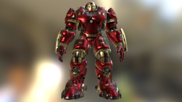 Iron Man Mark XLIV - Hulkbuster - 3D model by beholdmidia 3d model