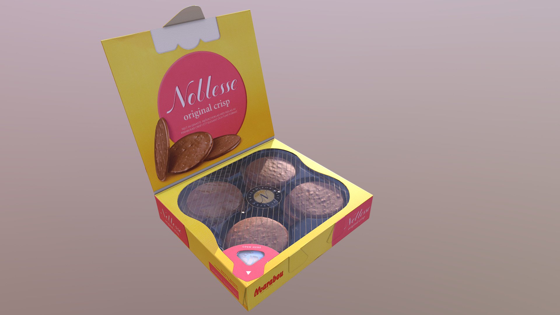 Noblesse Chocolate
A small box of milk chocolate thins.

For commission work, please contact: info@arvify.com - Noblesse Chocolate - 3D model by Arvify 3d model