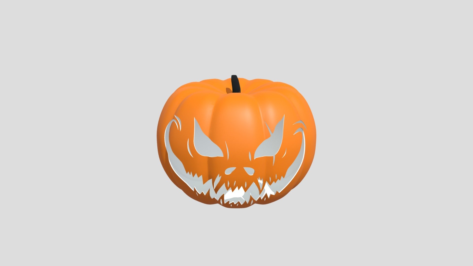 Halloween Pumpkin - Pumpkin With Face - 3D model by Blender-Daisy 3d model