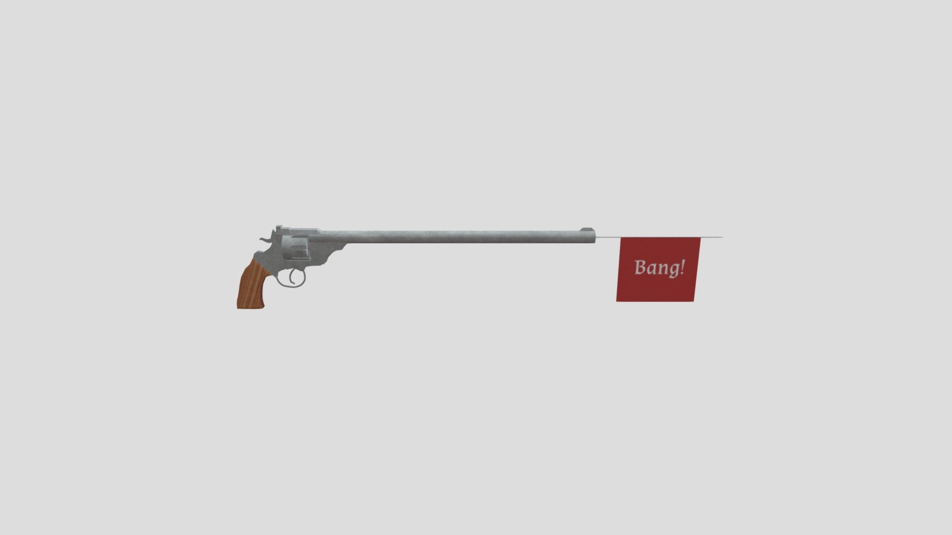 Joker Gun - 3D model by JStewart2000 3d model