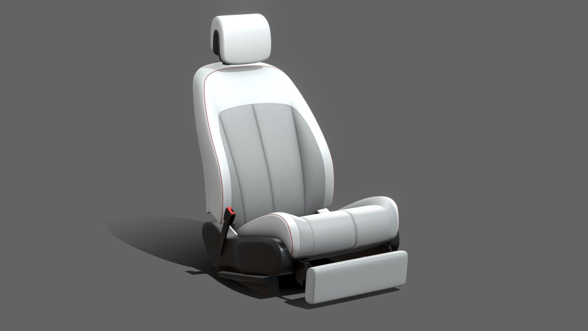 Car Seat - 3D model by centounopercento 3d model