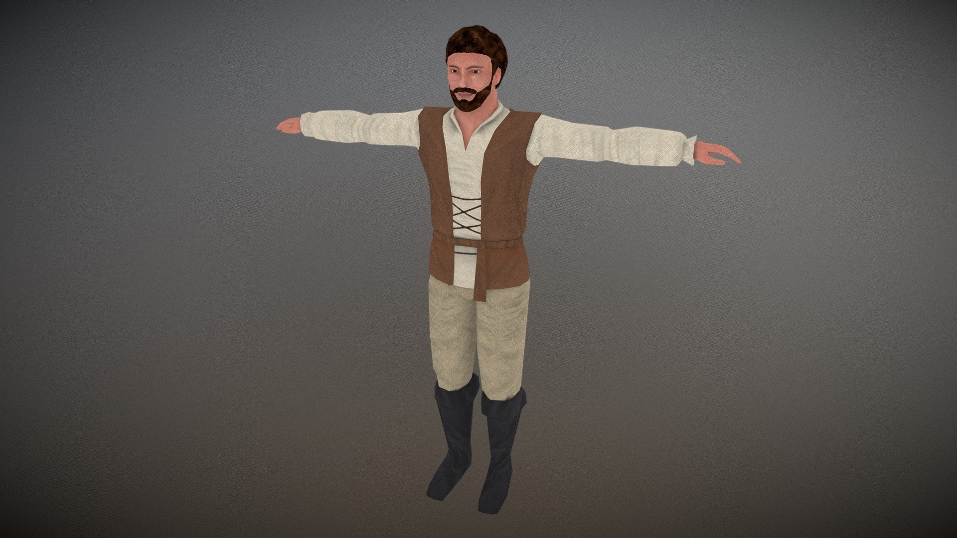 Medieval peasant lowpoly model is the most generic and yet important character you’ll ever need in a medieval-style video game. The model has been constructed for games in mind, hence it is optimized for such usage.

For more info please visit https://www.turbonut.com/product/medieval-peasant-male-lowpoly/ - Medieval Peasant Male - 3D model by kloena 3d model