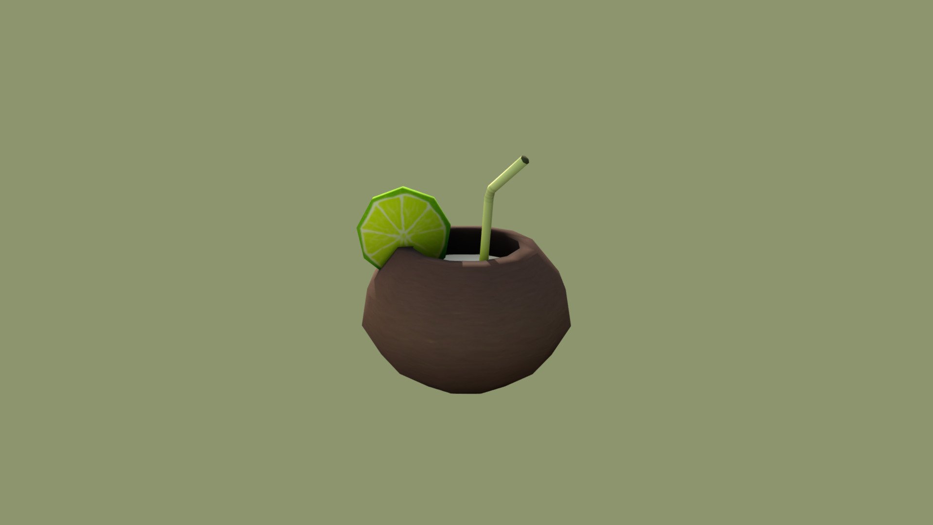 put the lime in the coconut

(I actually made this a while ago and forgot to put it here) - Coconut Drink - 3D model by Rika Creature (@rikacreature) 3d model