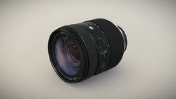 Samsung 16-50mm f/2-2.8 S ED OIS Lens kit, still, photo, dslr, lens, camera, reflex, optic, objective, slr, low-poly, glass, 3d, low, poly, model, digital
