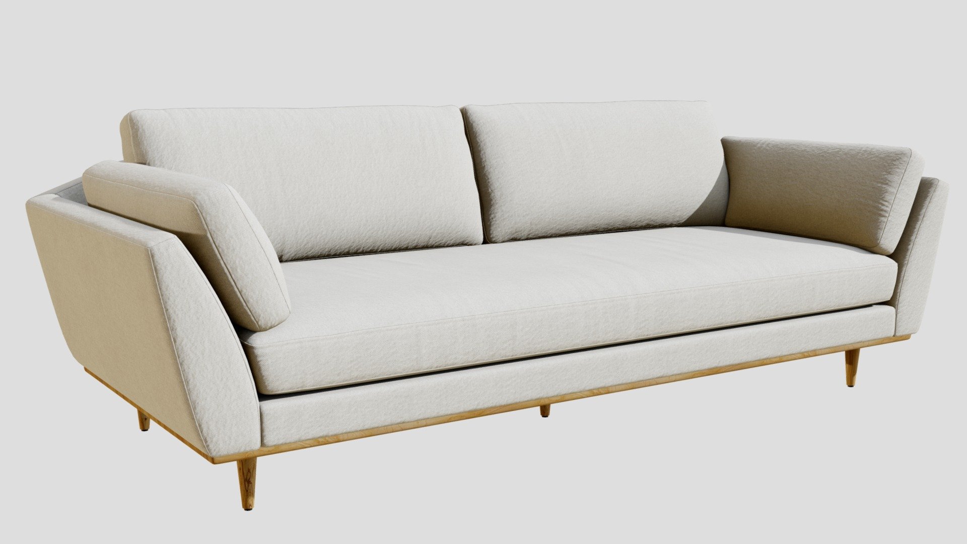 High-quality 3d model of a Crate and Barrel Hague Mid-Century Sofa

Original: https://www.crateandbarrel.com/hague-mid-century-sofa/s411953

18592 polygons
18698 vertices - Armchair_hague - Buy Royalty Free 3D model by 3detto 3d model