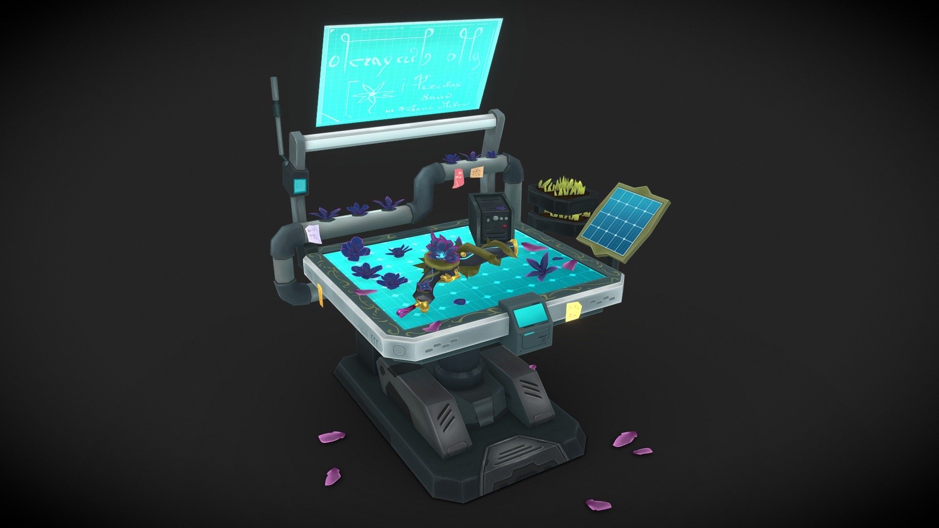 Crafting Table - Crafting Table - 3D model by goodend 3d model