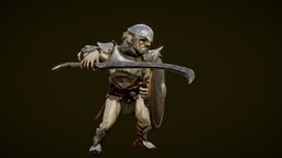 Goblin Soldier goblin, monsters, orc, unreal, scary, ue4, middle-earth, creature, monster