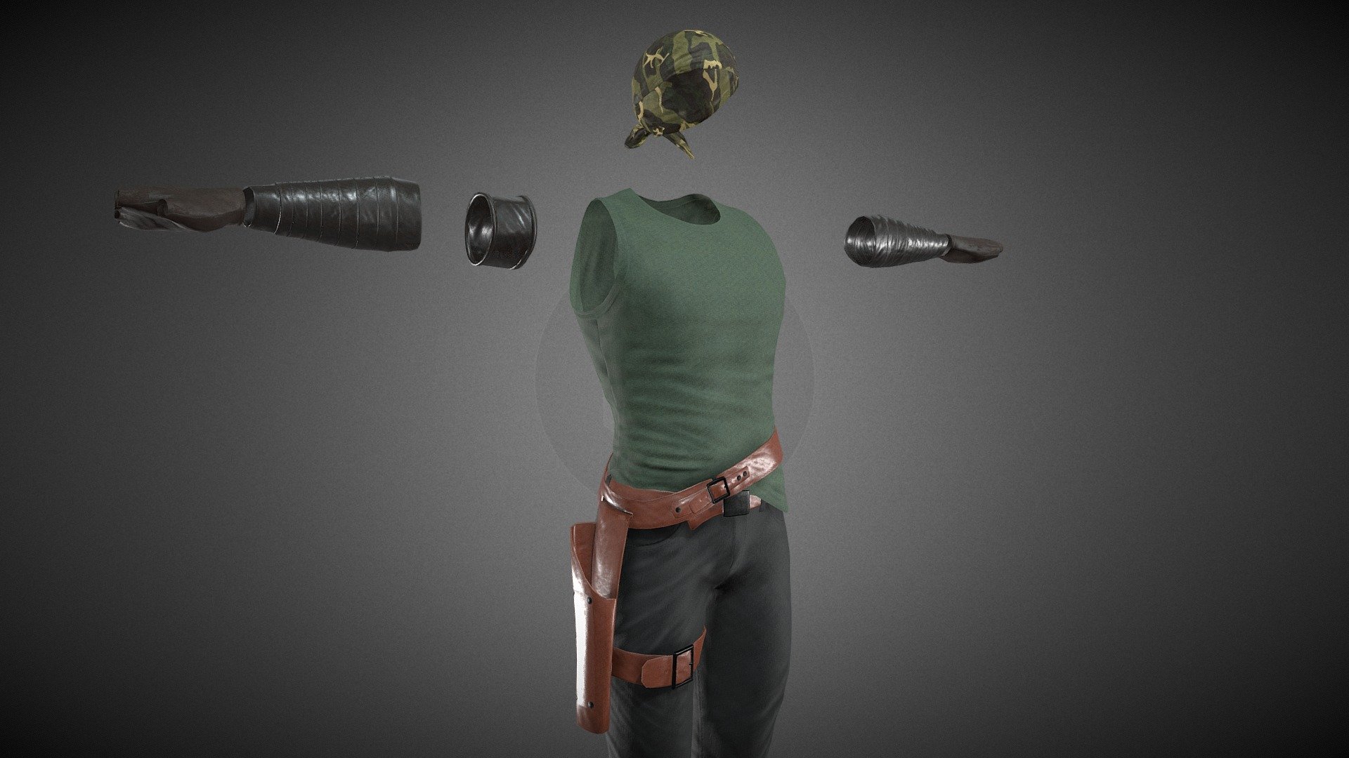 CG StudioX Present :
Male Gangster Outfit lowpoly/PBR




This is Male Gangster Outfit  Comes with Specular and Metalness PBR.

The photo been rendered using Marmoset Toolbag 3 (real time game engine )


Features :



Comes with Specular and Metalness PBR 4K texture .

Good topology.

Low polygon geometry.

The Model is prefect for game for both Specular workflow as in Unity and Metalness as in Unreal engine .

The model also rendered using Marmoset Toolbag 3 with both Specular and Metalness PBR and also included in the product with the full texture.

The product has ID map in every part for changing any part in the model .

The texture can be easily adjustable .


Texture :



ALL Texture [Albedo -Normal-Metalness -Roughness-Gloss-Specular-ID-AO] (4096*4096)

Three objects (Top-Pants-Boots) each one has it own UV set and textures.


Files :
Marmoset Toolbag 3 ,Maya,,FBX,OBj with all the textures.




Contact me for if you have any questions.
 - Male Gangster Outfit - Buy Royalty Free 3D model by CG StudioX (@CG_StudioX) 3d model