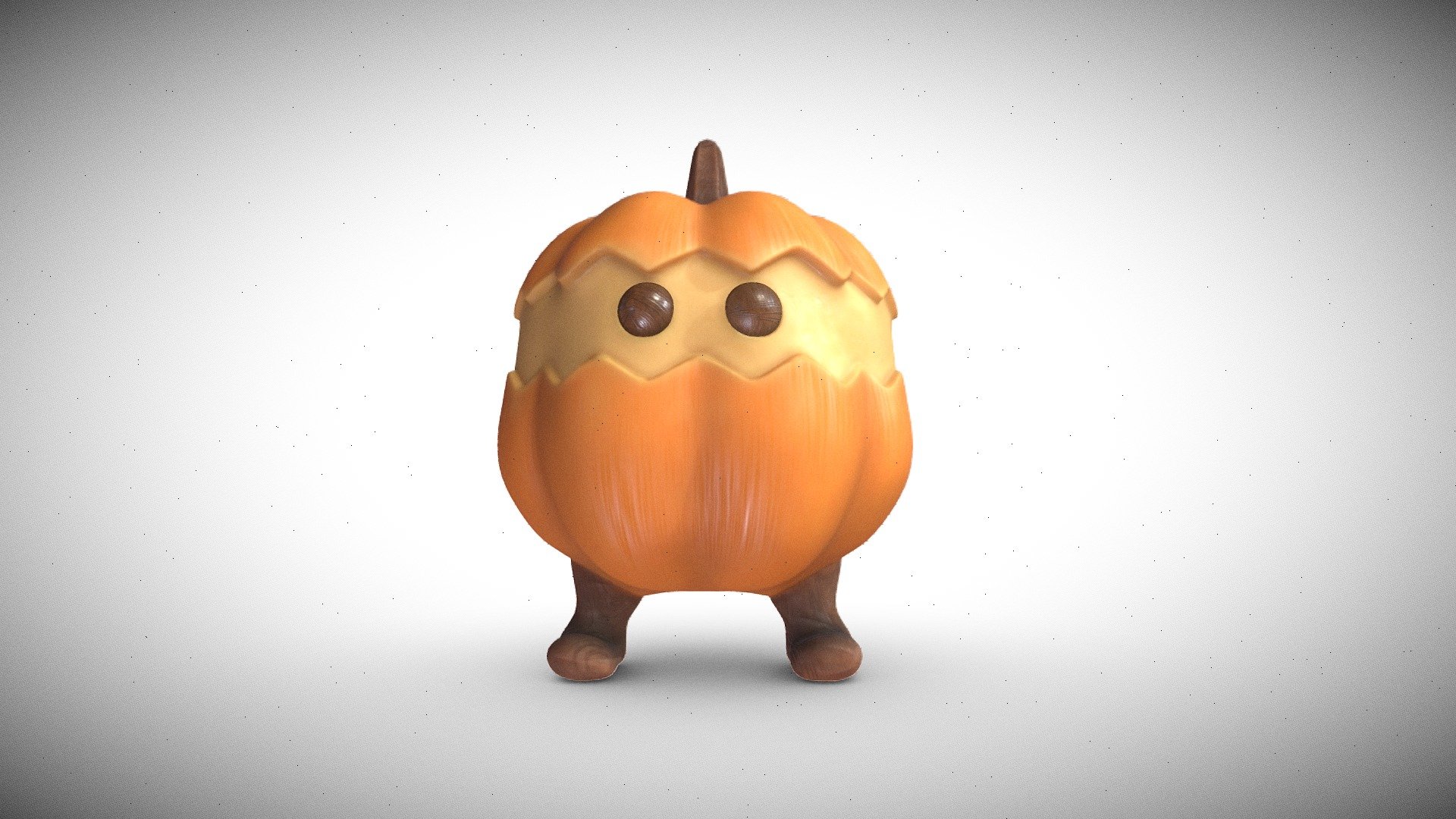 Pumpkin Monster - 3D model by Talha Yazici (@yazici.m.talha) 3d model