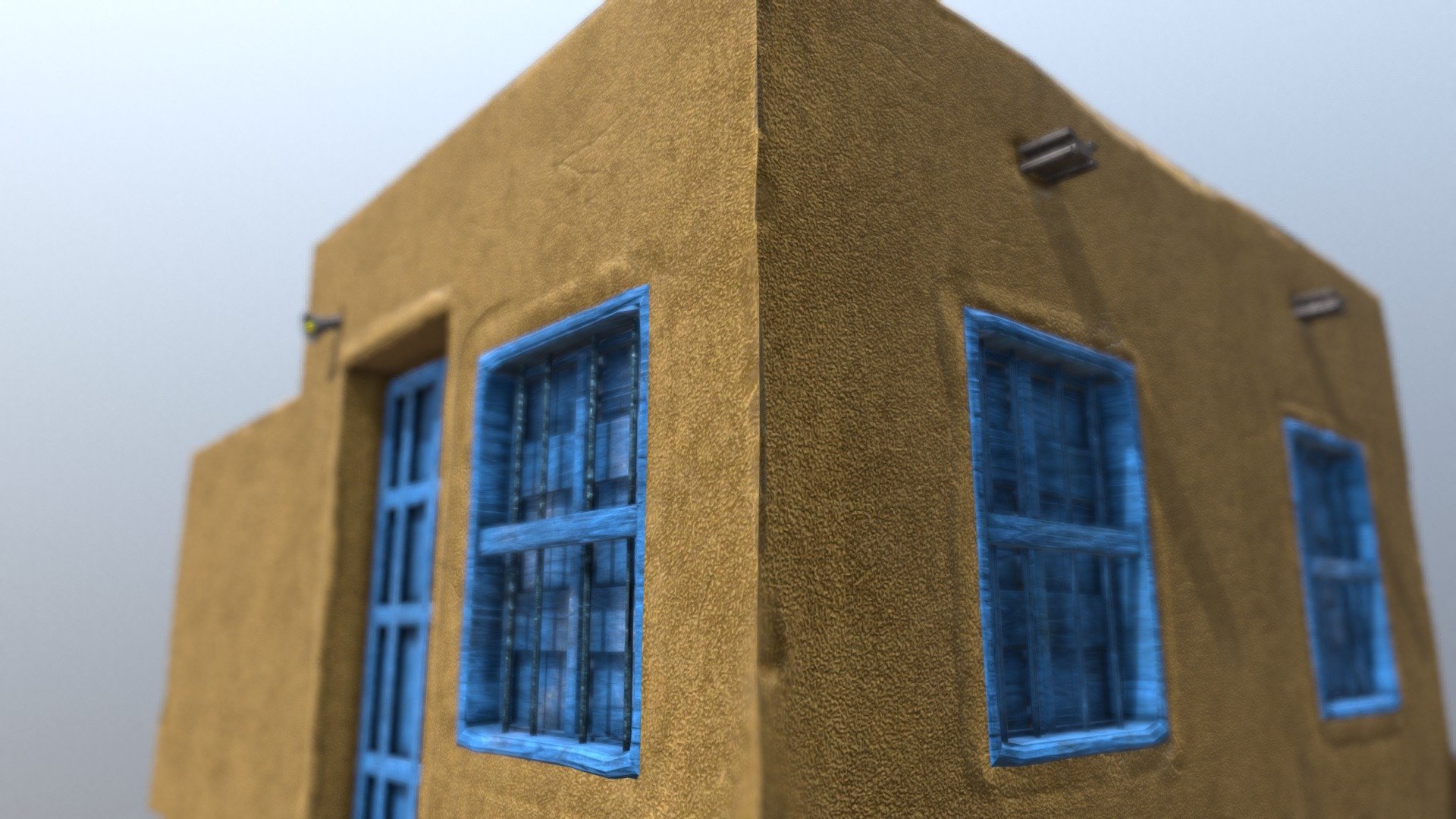 A small Hut from a village in sindh, Pakistan 3d model