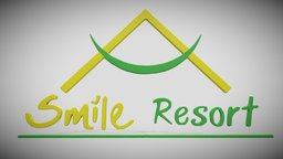 Logo Smile Resort quads, unwrapped, pbr