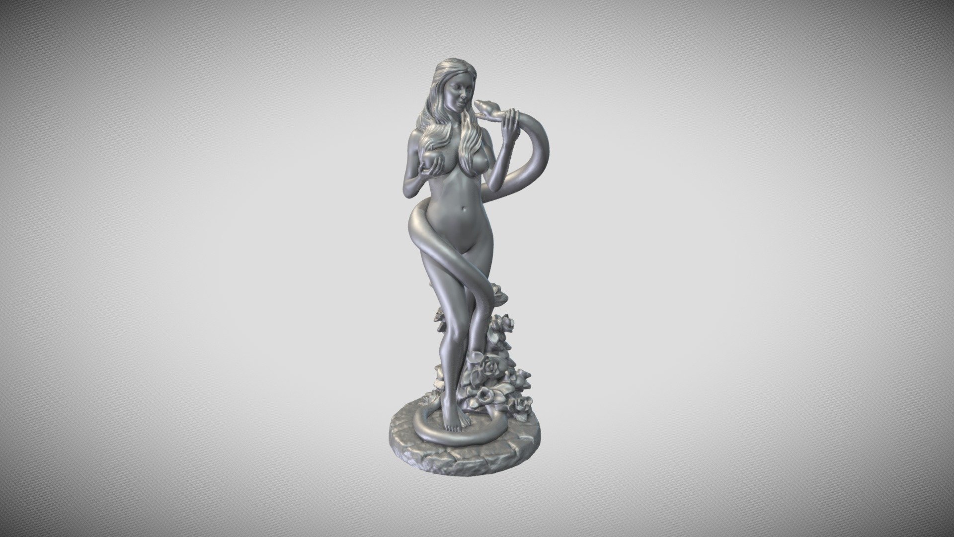 Eva statue 3d Model for 3DPrint - Eva statue 3d Model for 3DPrint - Buy Royalty Free 3D model by abauerenator 3d model
