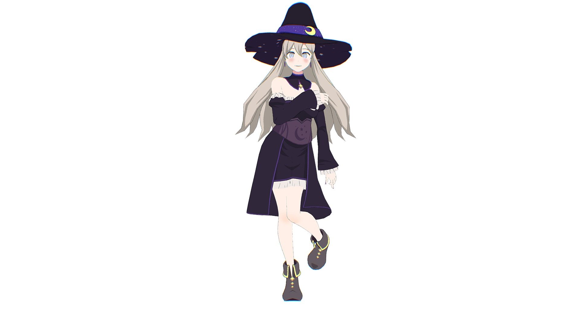 A witch girl, in the anime style made in Blender 3.3.0

Contains:


Textures
.blend
Rigged

VIDEO

Image Gallery


 - Witch Girl - Buy Royalty Free 3D model by LessaB3D (@thiagolessa90) 3d model