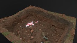 Red soil dig site graveyard, pipe, archviz, dump, ditch, trench, excavation, work, 3d-scan, dig, earth, development, reconstruction, site, 3d-scanning, clay, pipeline, authentic, soil, deap, megascan, photoscan, photogrammetry, archaeology, scan, gameasset, street, dug-out
