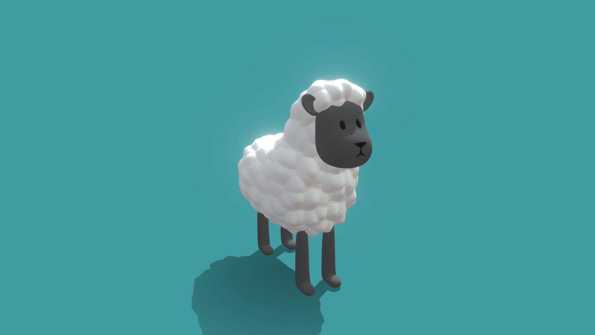 Cartoon sheep - Download Free 3D model by _Yen_ 3d model