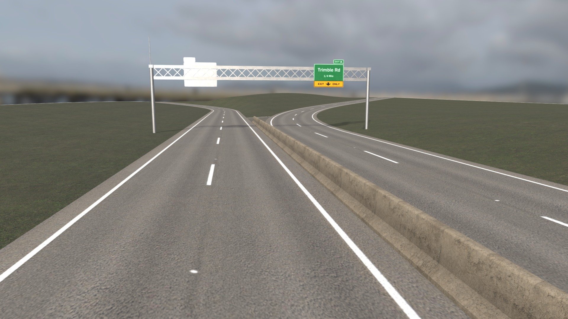 American Highway / Freeway / Road / Street
I have other roads/streets to choose from - American Road (Highway / Freeway) - Buy Royalty Free 3D model by jimbogies 3d model